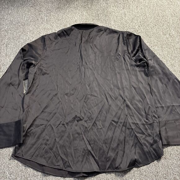 New Abercrombie Fitch Shirt Women Viscose/Poly L Button Up Pocket Blouse $70 NWT - Picture 9 of 9